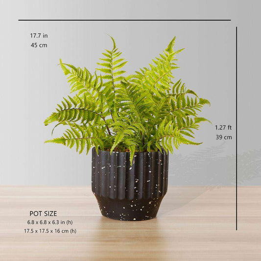 Jula Potted Faux Fern