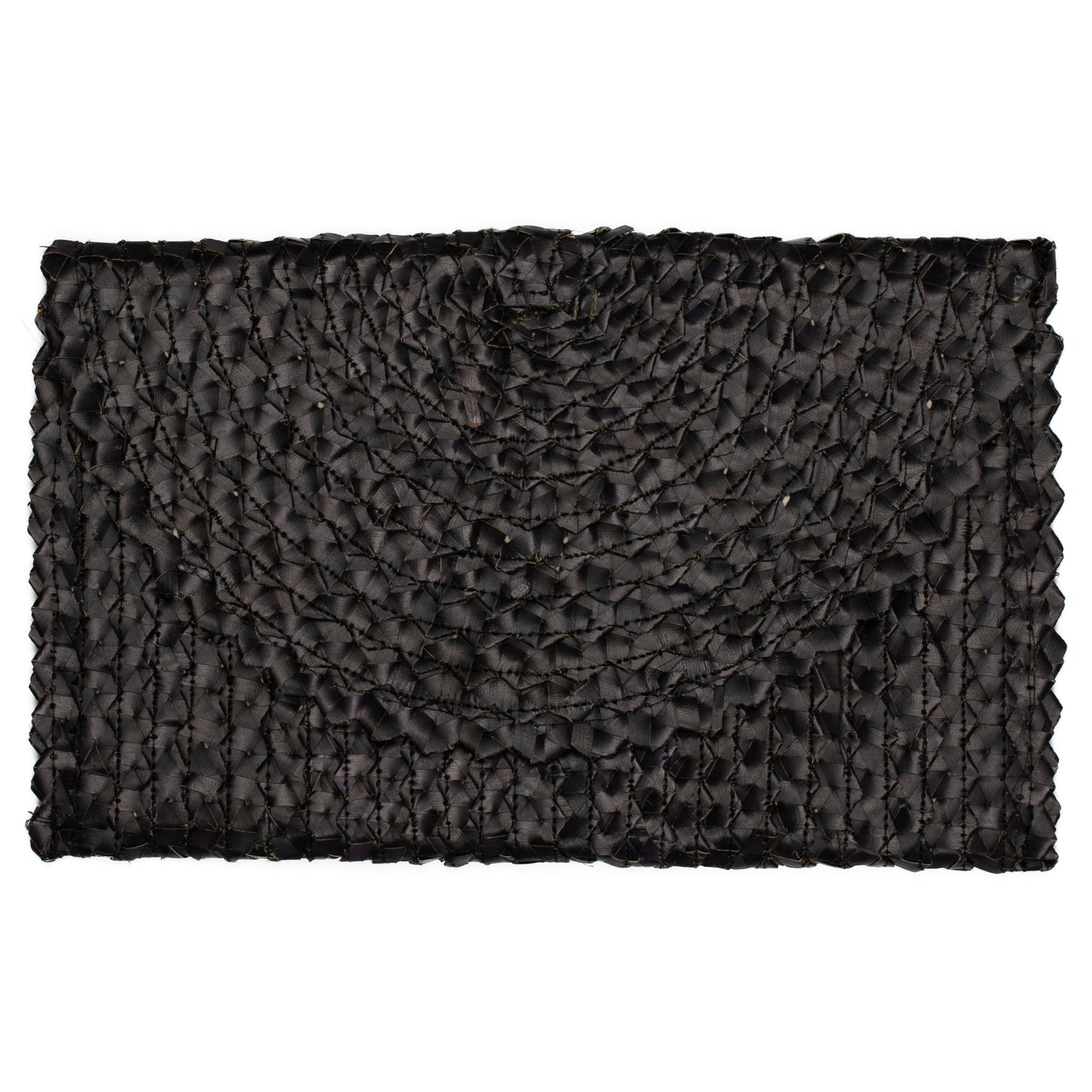 Pandan Leaf Clutch Purse - Black