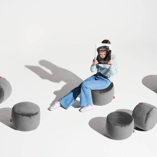 Punkt-Velvet-Ottomane & Fußhocker<br> Für Innenräume