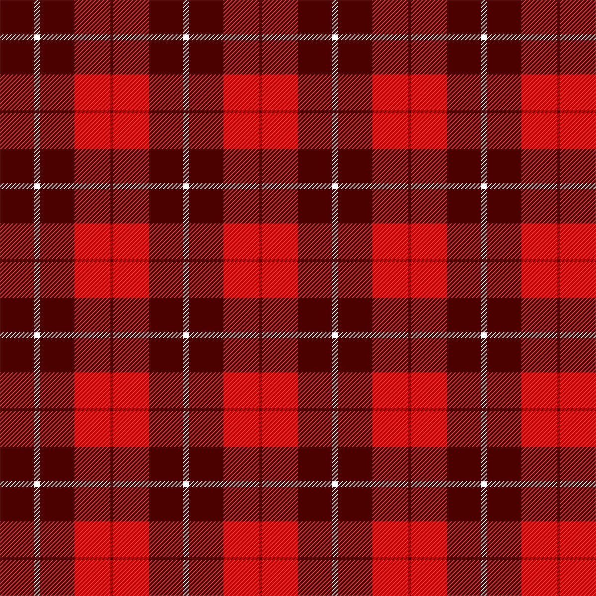 Plaid Red 2 Adhesive Vinyl