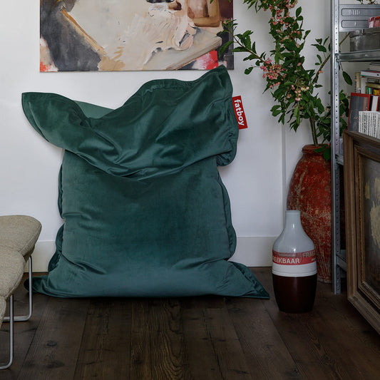 Schlanker Samt Sitzsack<br> Für Innenräume