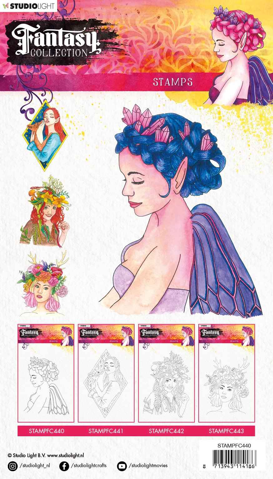 Stamp A5 Fairy, Fantasy Collection 2.0 nr.440