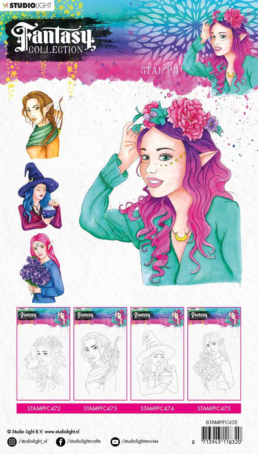 Stamp A5 Fairy, Fantasy Collection 3.0 nr.472