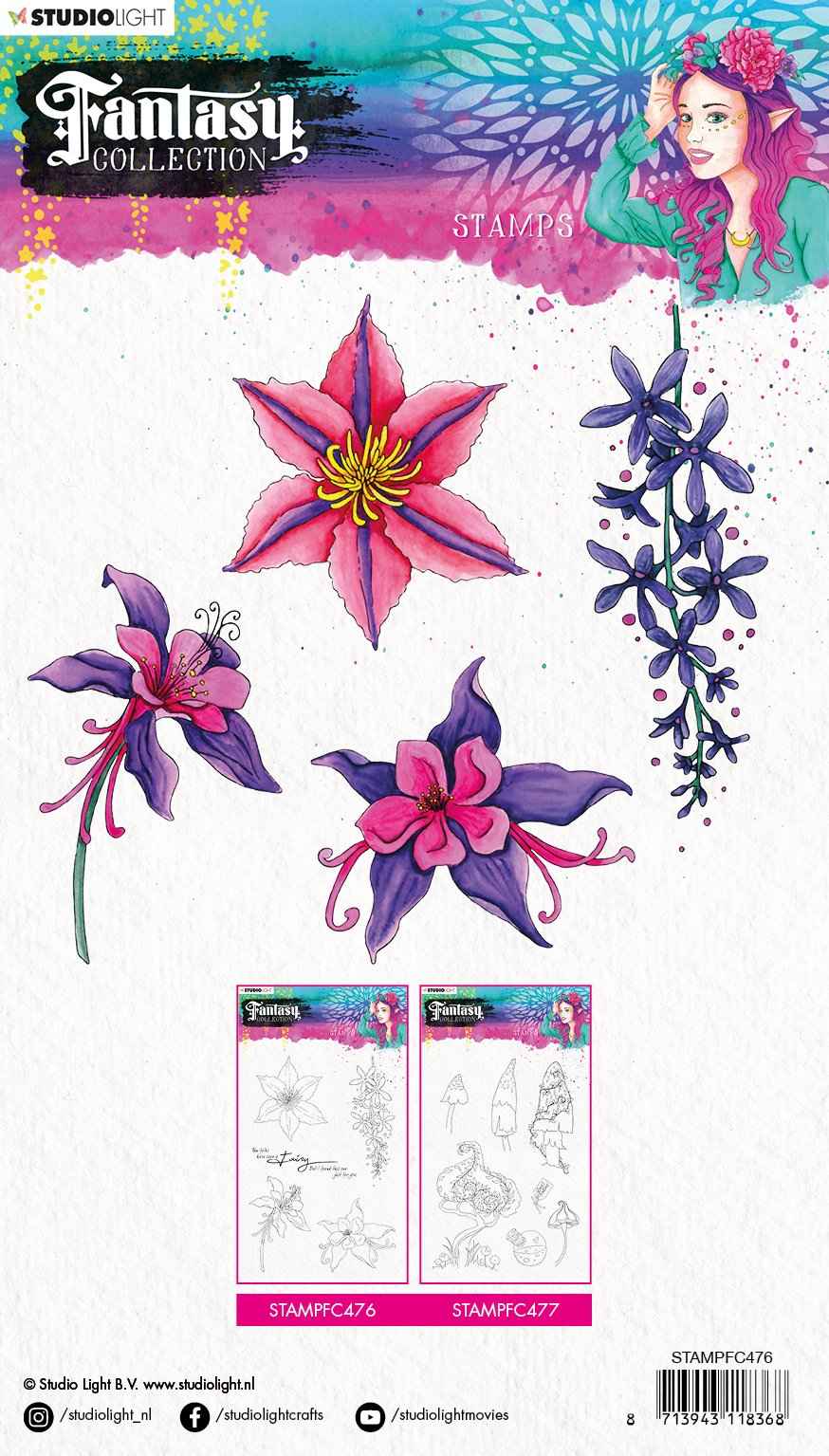 Stamp A5 Element, Fantasy Collection 3.0 nr.476