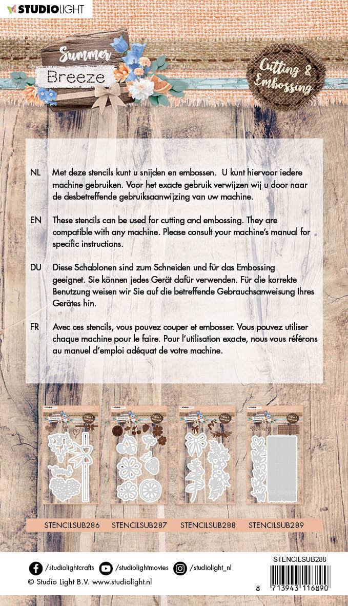 Embossing Die 89x139 mm, Summer Breeze nr.288