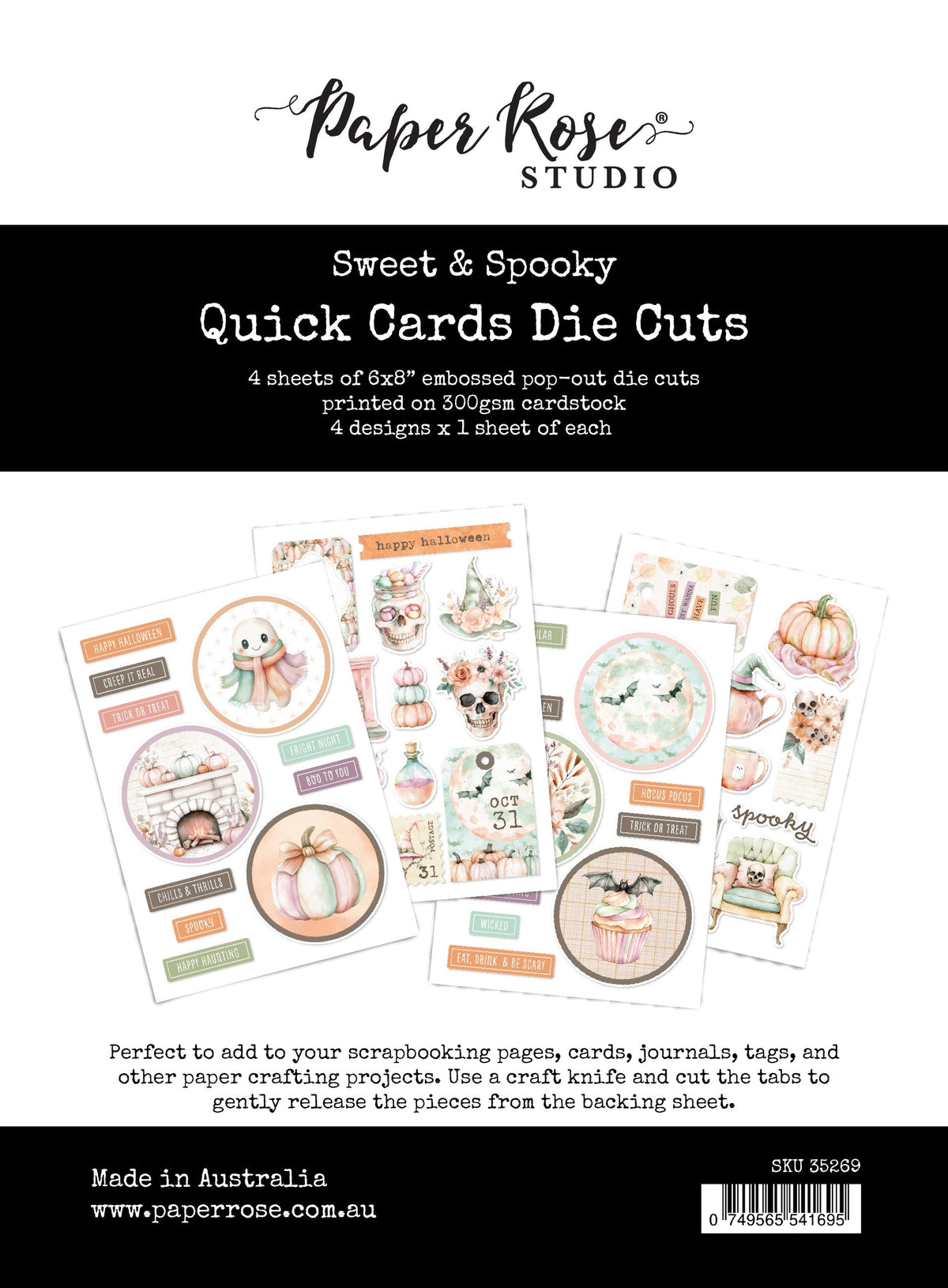 Sweet & Spooky Quick Card Die Cuts 35269