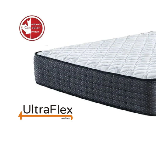 UltraFlex® HARMONY Orthopedic, Coiled Innerspring Comfort layer Foam Encased, Eco-friendly Hybrid Mattress (Made in Canada)
