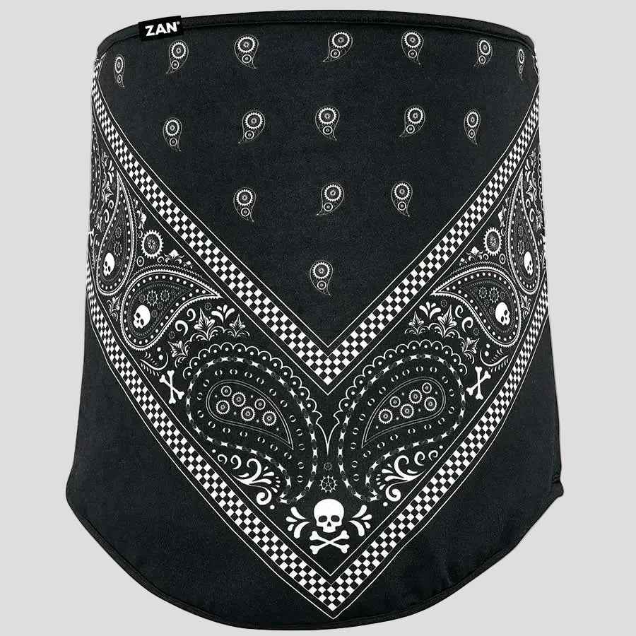 ZANheadgear Black Paisley Motley Tube