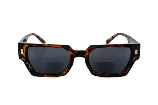 Eclipse – Tortoiseshell Square Bifocal Sun Readers | Bolero Eyewear