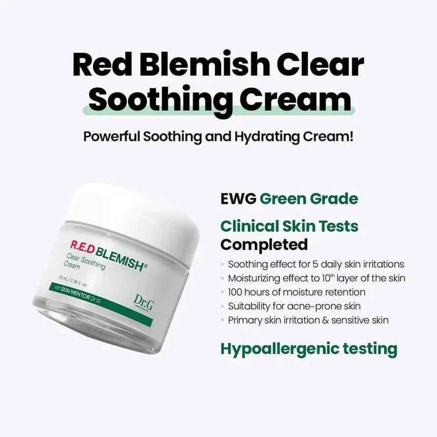 Dr.G Red Blemish Clear Soothing Cream 70ml