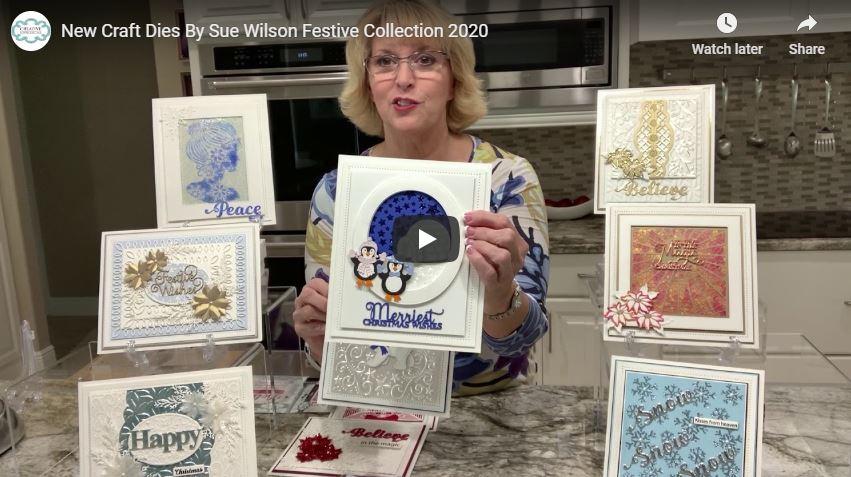Dies by Sue Wilson Festive Flower, Sprig and Bow