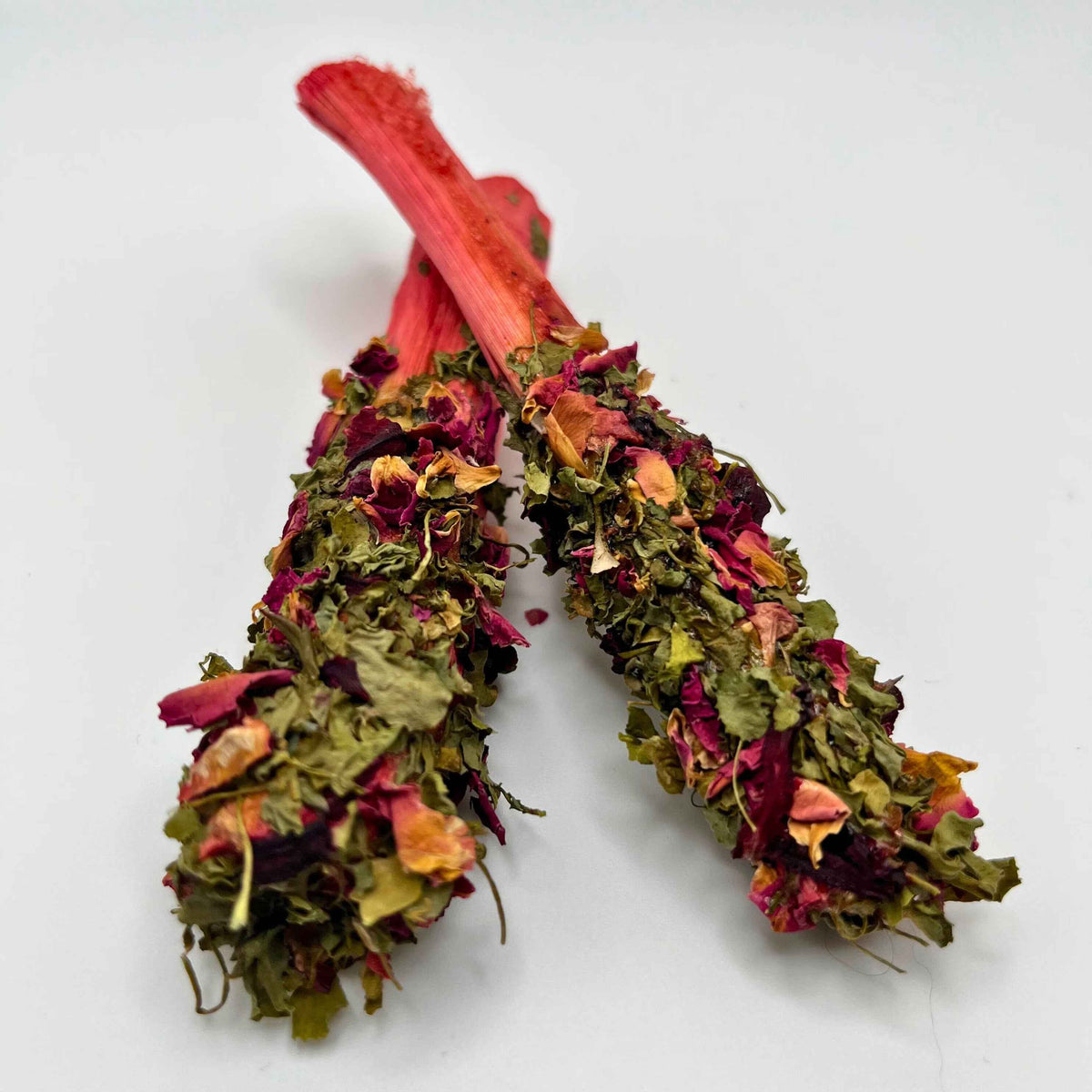 Floral-Dipped Sweet Bamboo Sticks