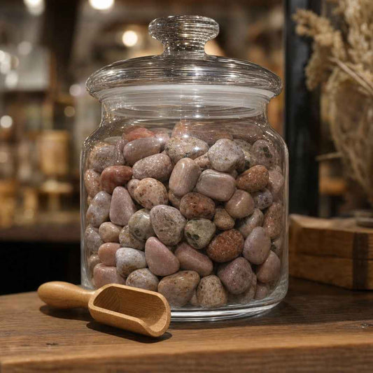 Pink Amethyst Tumbled Stones