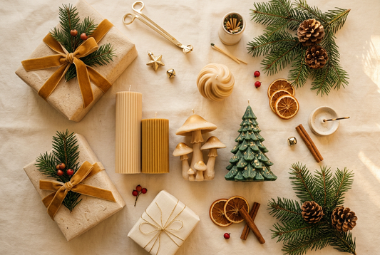 Golden-Hour Gift Guide: Cozy Christmas Home Gifts Worth Giving — Sculptural Soy Candle Sets — AURABAGS SHOP Picks for October 26, 2026