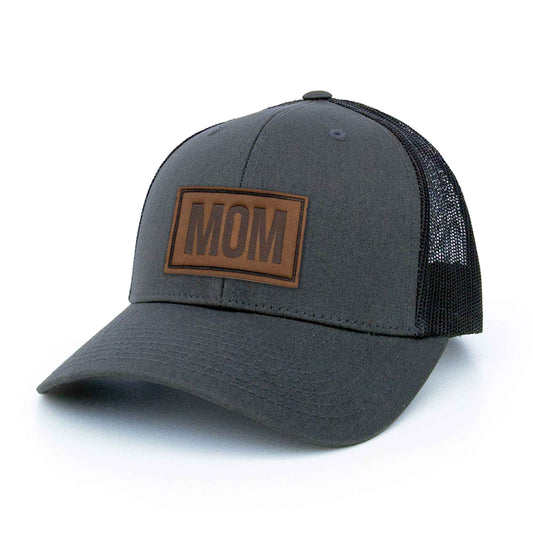 MOM - Leather Patch Trucker Hat