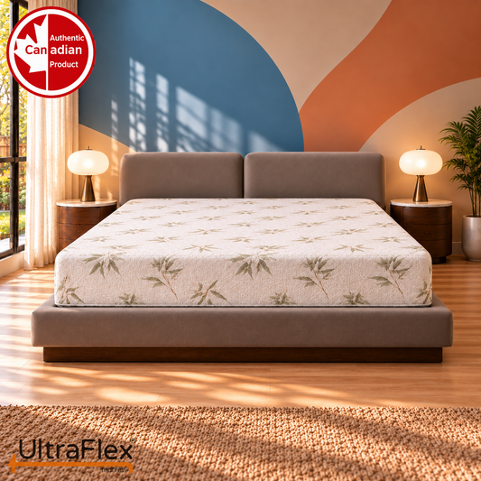 UltraFlex® SolidSleep Firm Gel Infused Foam Mattress with Reversible Comfort — Made in Canada