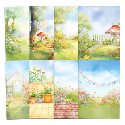 Garden Gnomes Scene Stash 24 sheets