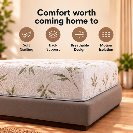 UltraFlex® SolidSleep Firm Gel Infused Foam Mattress with Reversible Comfort — Made in Canada