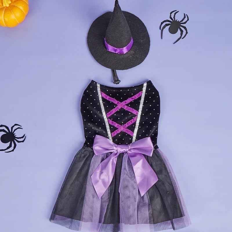 Witch Hat Dog Dress | Halloween Costume