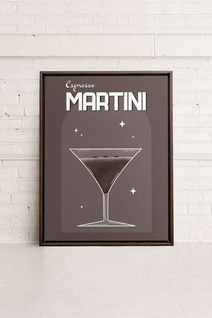 ESPRESSO MARTINI, Werk auf gespannter Leinwand