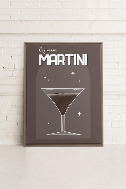 ESPRESSO MARTINI, Werk auf gespannter Leinwand