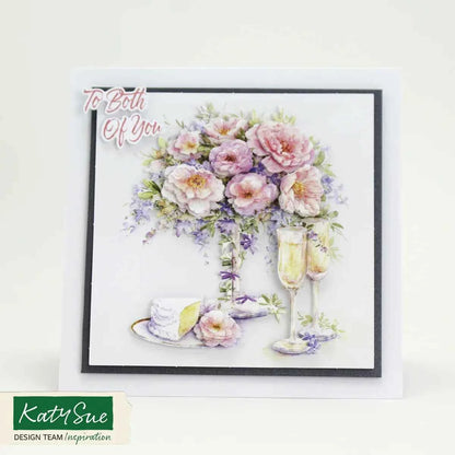 Die Cut Decoupage – Soft Pink Roses (Pack Of 3)