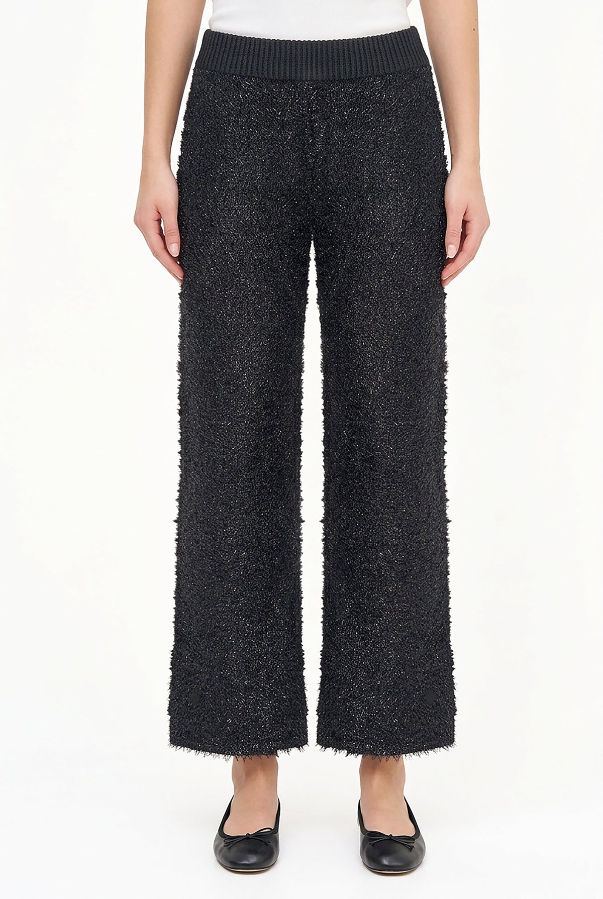 Women's Tinsel-Knit Pull-On Pants