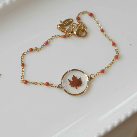 Bracelet érable - rond
