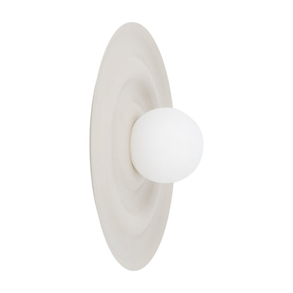 ONDA Opal Glass Wave Wall Sconce for Bedroom, Hallway & Living Room