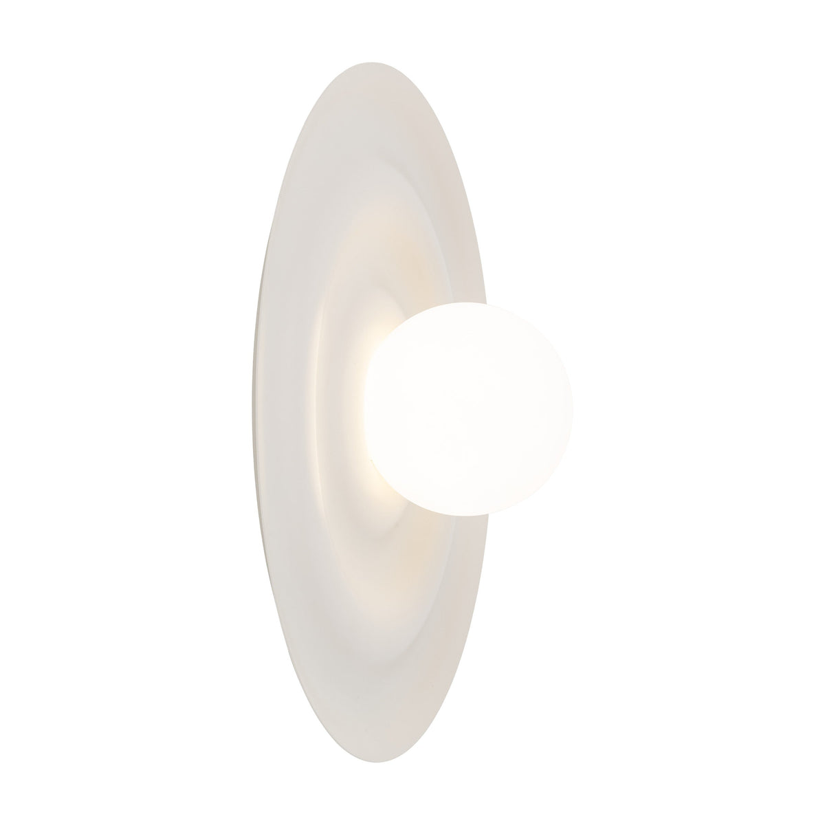 ONDA Opal Glass Wave Wall Sconce for Bedroom, Hallway & Living Room