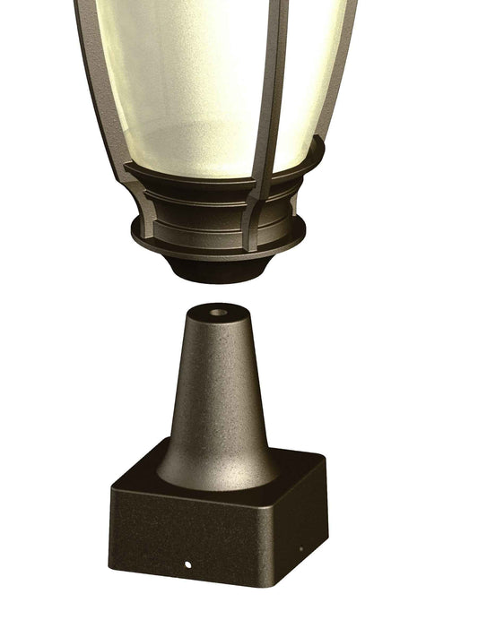 Piédestal - Base carré 3 1/2'' pour luminaire - 1189