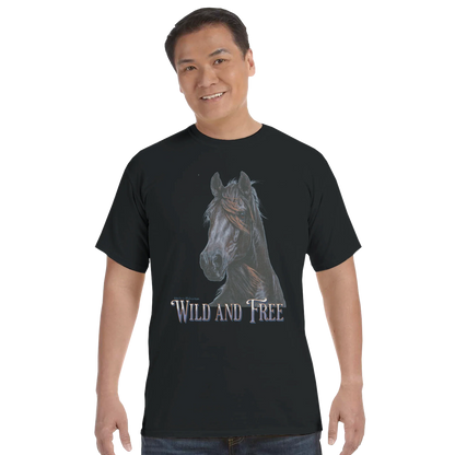 Wild and Free Comfort Colors Unisex Tee – 100% Cotton