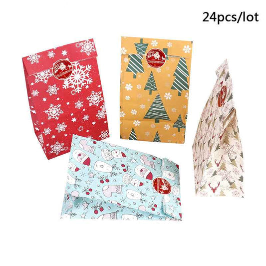 Christmas Gift Bags - Festive Holiday Gift Wrap Bags