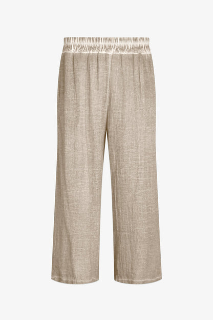 Women's Woven Capri Trousers