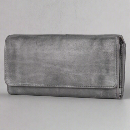 MET Women's Leather Clutch Wallet