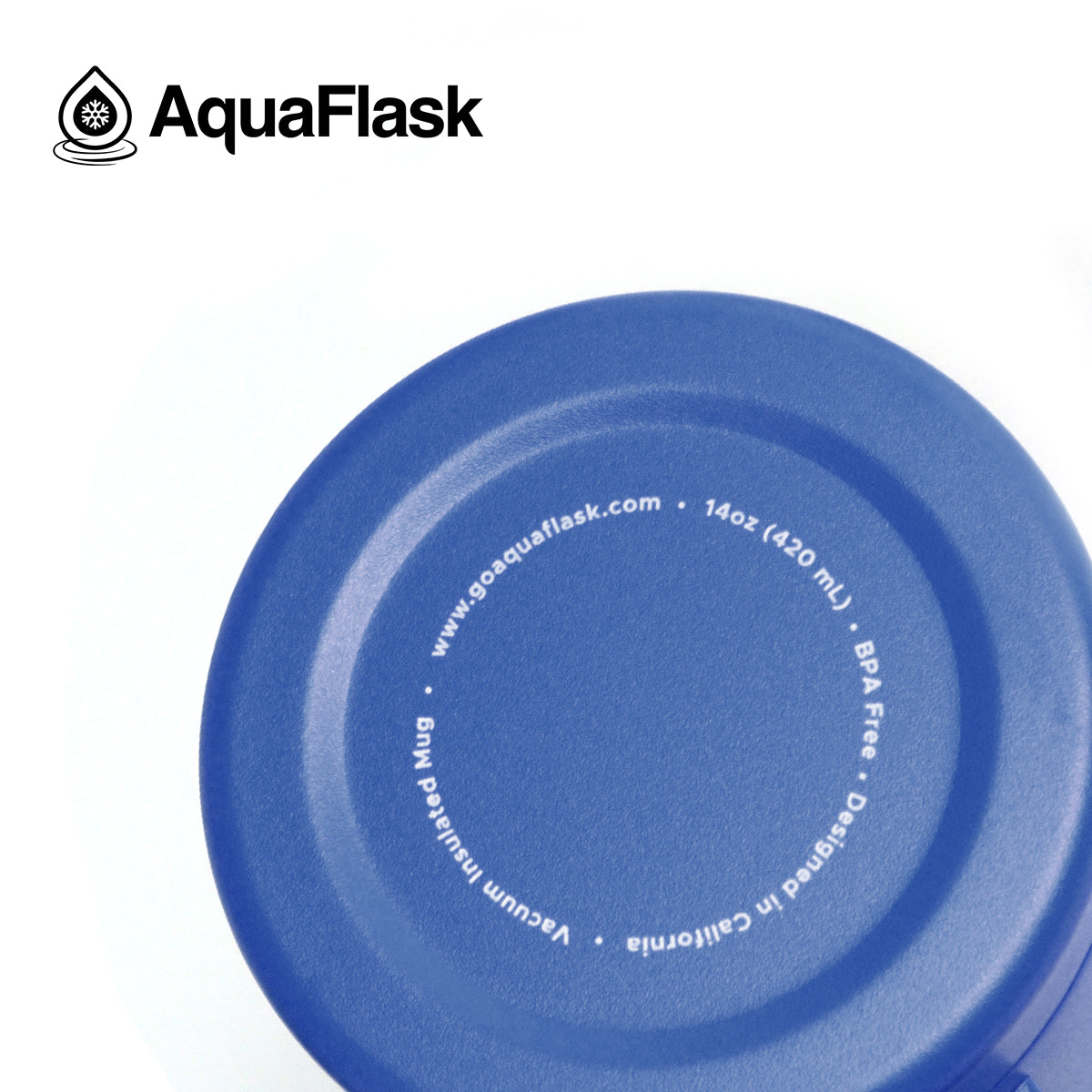 Aquaflask Thermobecher isoliert mit Deckel und Henkel 415ml (14 oz)