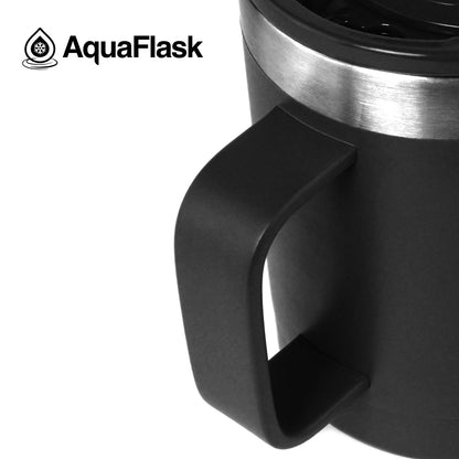 Aquaflask Thermobecher isoliert mit Deckel und Henkel 415ml (14 oz)