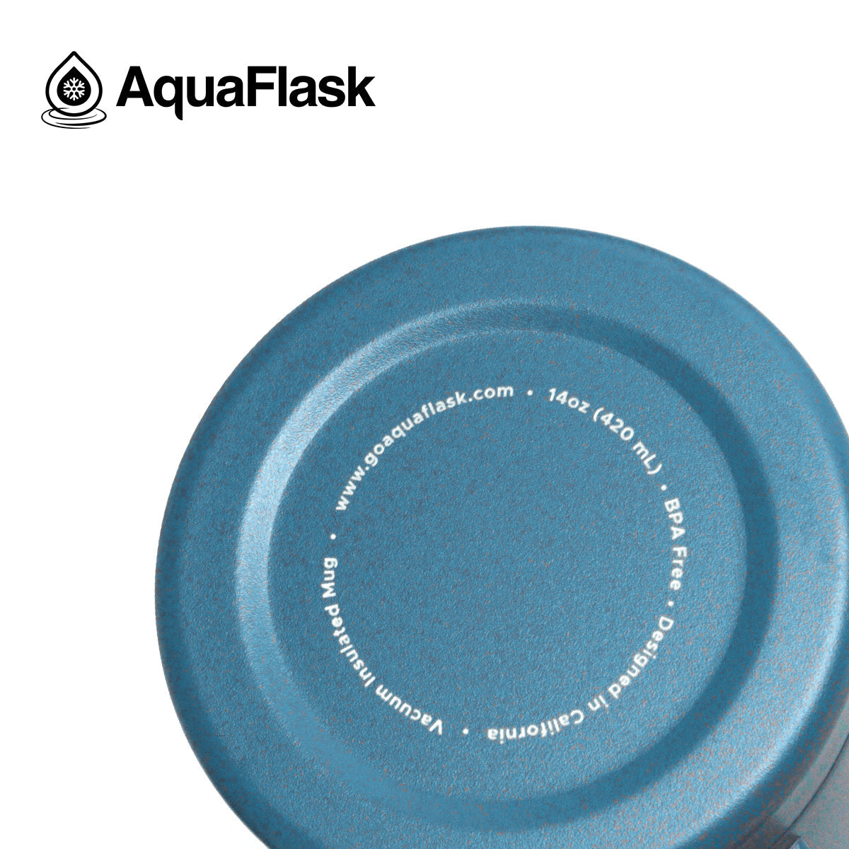 Aquaflask Thermobecher isoliert mit Deckel und Henkel 415ml (14 oz)