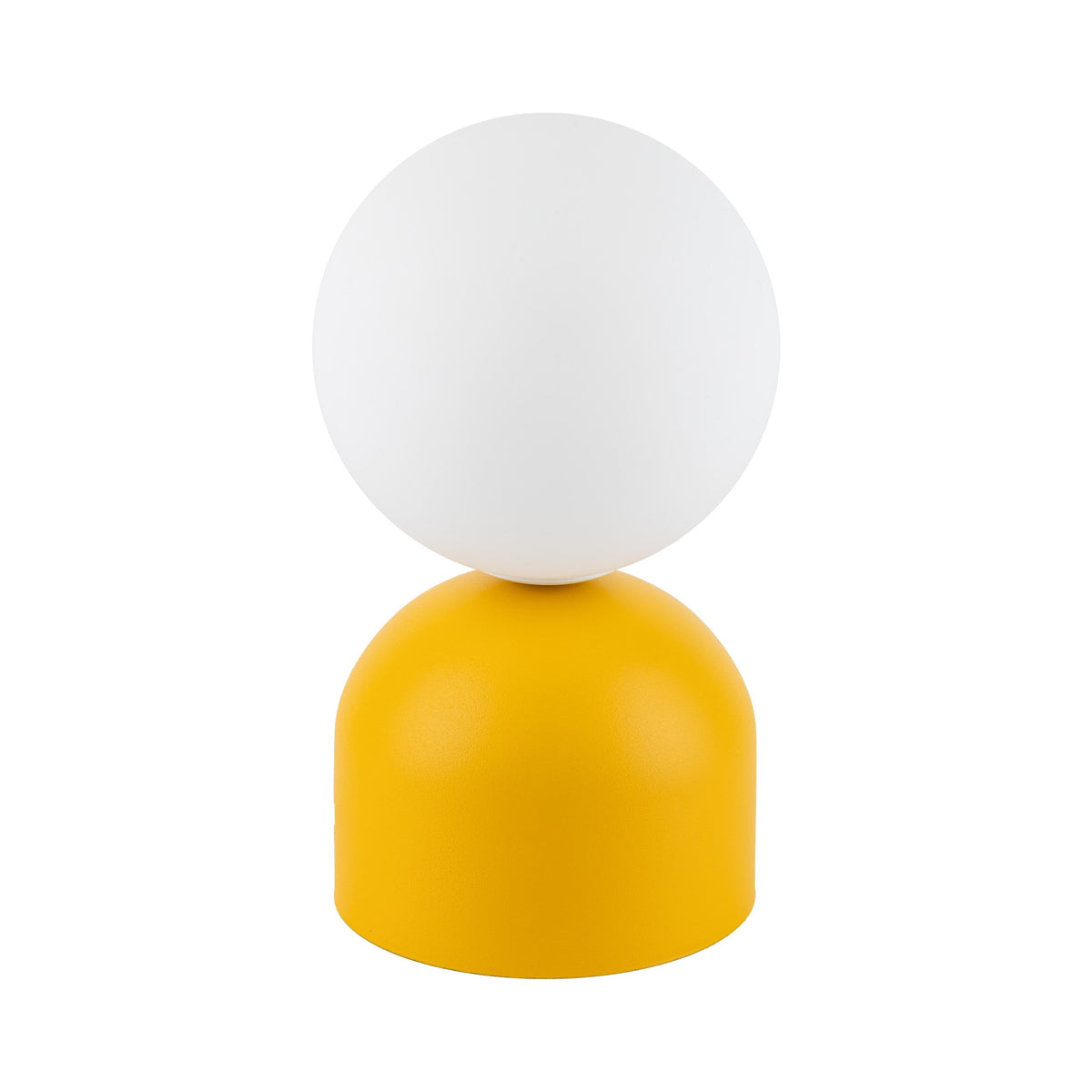 MIKI Modern Glass Globe Table Lamp for Bedroom, Living Room & Nightstand