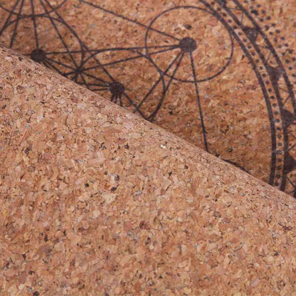 Natural Rubber Cork Yoga Mat – Eco-Friendly Non-Slip Fitness Mat