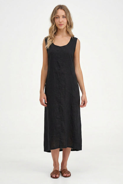 Women's Knit Woven Combo Dress