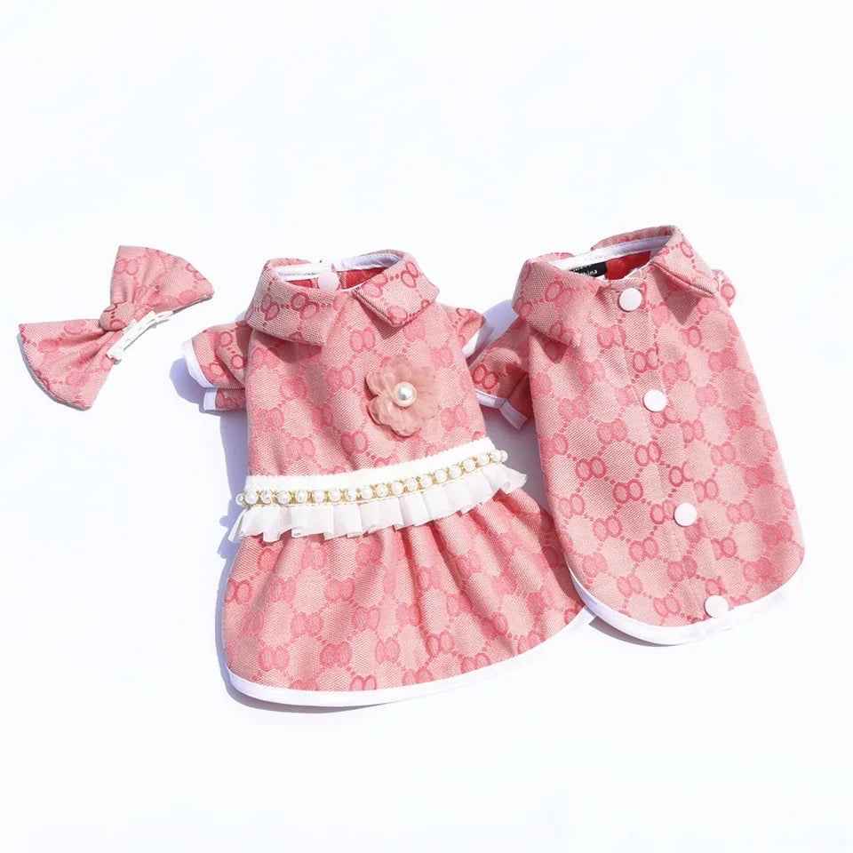 Gigi Outfit – Dog Dress & Shirt