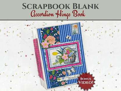 CrafTreat Accordion Hinge Book 1 - White