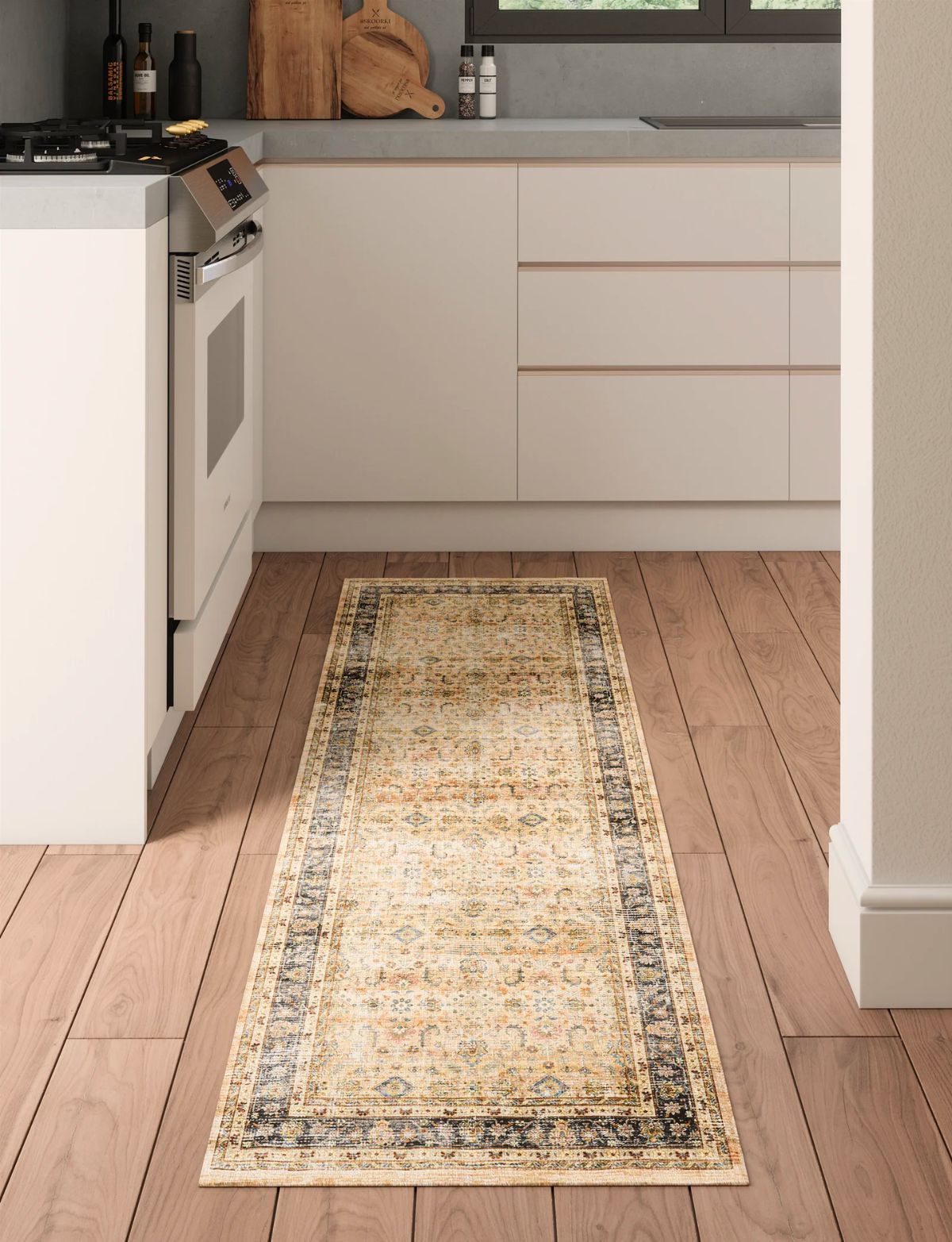 Miriam Gelb Beige Teppich