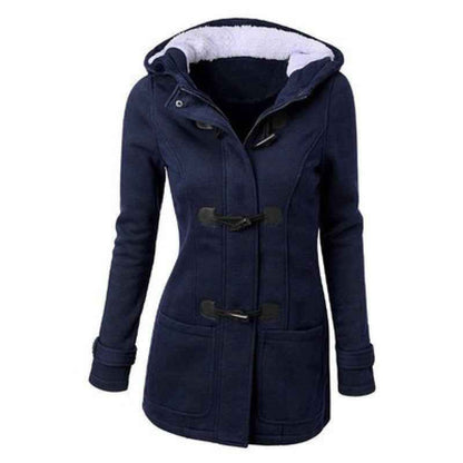 Women's Hooded Cotton-Padded Sweater Coat