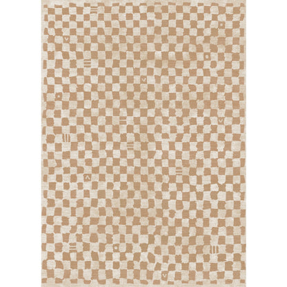 Metro Checkered Natural Rug