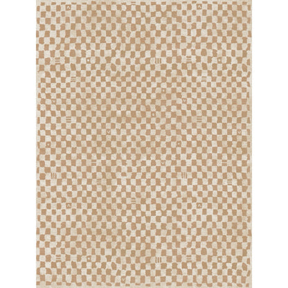 Metro Checkered Natural Rug