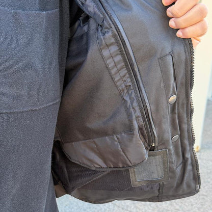 Open Road Men's Reflective Skull Cordura Motorcycle Jacket