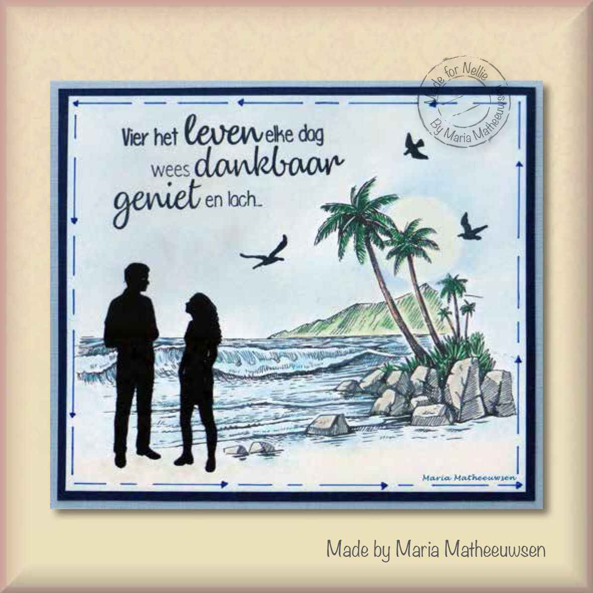 Nellie's Choice Clear Stamp Silhouette Teenagers Series A Date