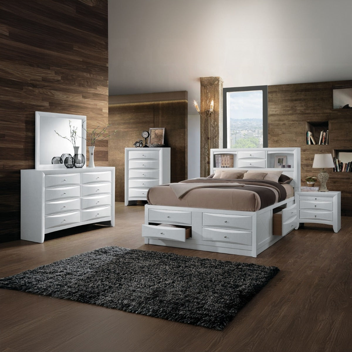 Neend Storage Dresser - White